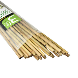 Mininfa Natural Bamboo Stakes 3 FT 25 Pack