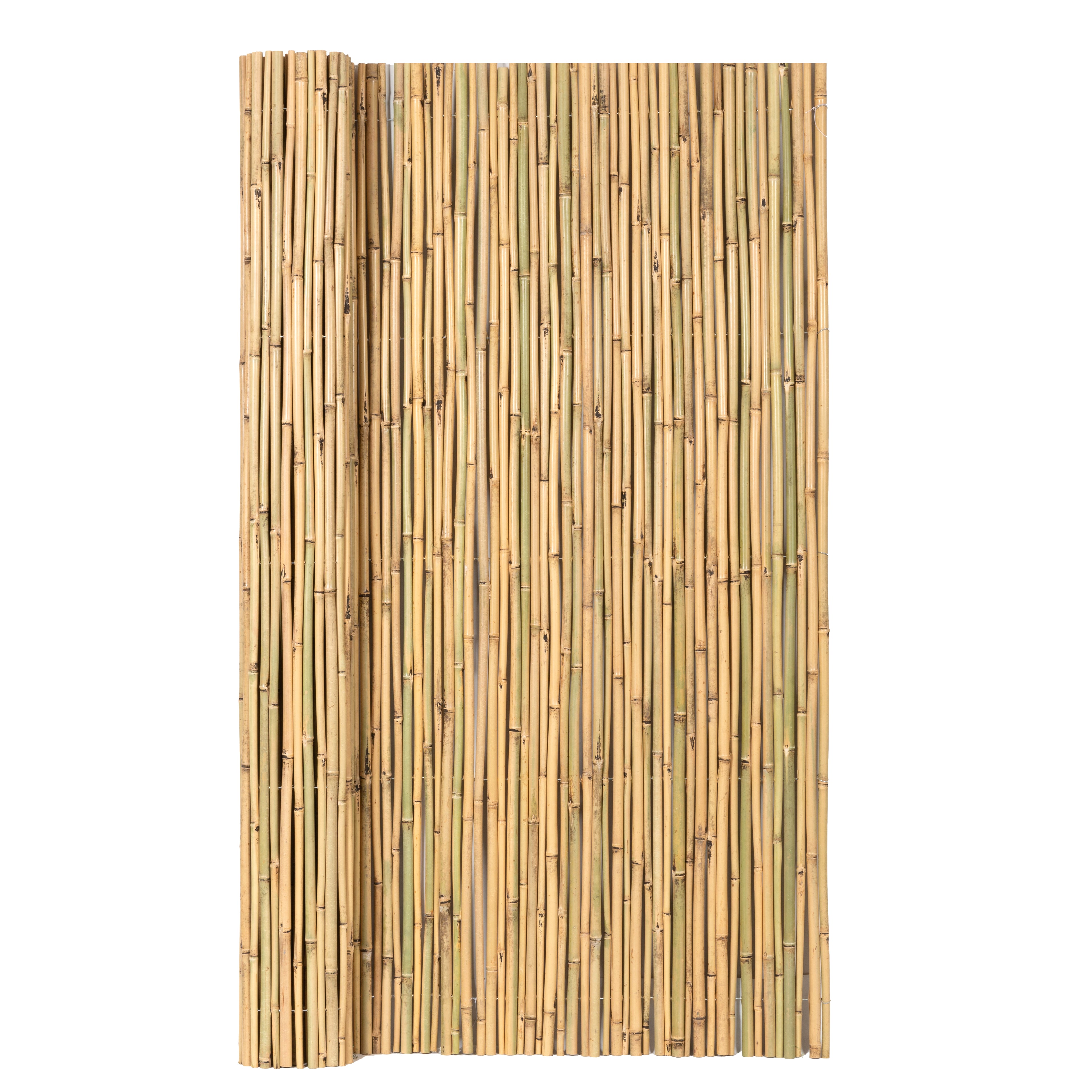 Mininfa Natural Rolled Bamboo Fence