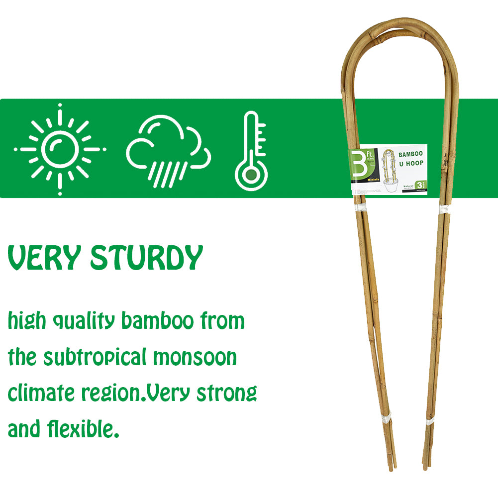 Mininfa Natural U-Hoops Bamboo