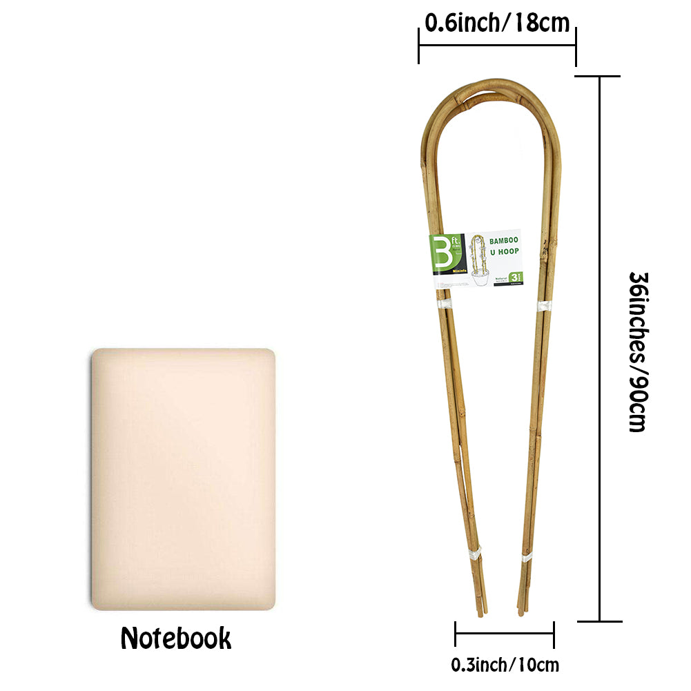 Mininfa Natural U-Hoops Bamboo